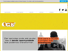Tablet Screenshot of ocas.org.br